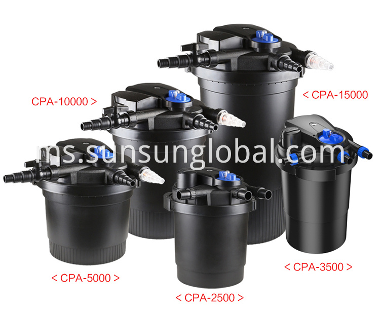 Sunsun Fish Pond Biological Bio Sponge Canister Filter